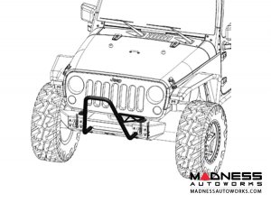 Jeep Wrangler JK/JL/JT Mid Stinger Frame Built Bumper